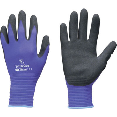 東和コーポレーション トワロン ニトリル背抜き手袋 WithGardenランドスケープ バイオレットサファイア 7/S 598-S 1双（直送品）