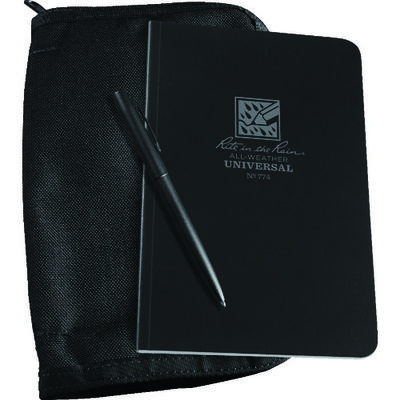 Rite in the Rain RITR 4 5/8X7 1/4キット ブラックブック/ブラックカバー 774B-KIT 1セット（直送品）