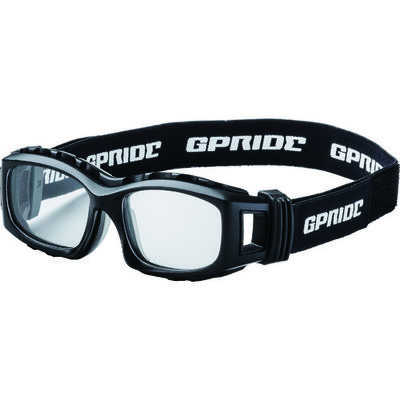 GLASSART EYEーGLOVE 二眼型セーフティゴーグル ブラック (度なしレンズ) GP-94M-BK 1個 855-7241（直送品）