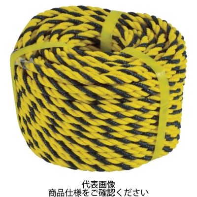 トラスコ中山 TRUSCO トラロープ 3つ打 7.5×30m TTR-7.5-30 1巻 828-1004（直送品）