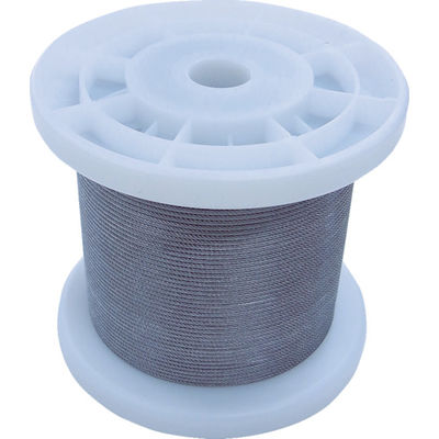 ニッサチェイン 透明コーティングワイヤロープ 0.85mm×100m TSY8V-CLR 1巻 825-5906（直送品）