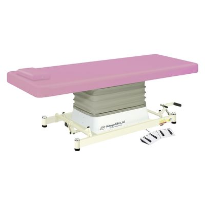 マイスコ電動診察台 垂直電動タイプ（スタンダード） ピンク MY-J100ST 松吉医科器械（直送品）