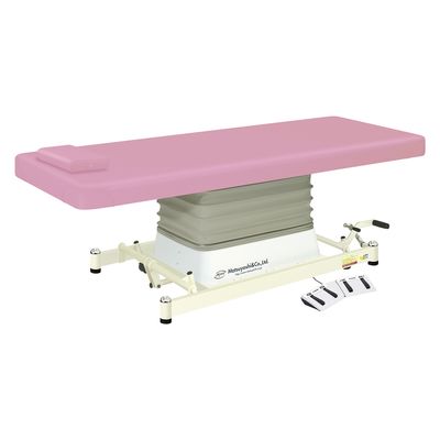 マイスコ電動診察台 垂直電動タイプ（メモリー機能付） ピンク MY-J201ST 松吉医科器械（直送品）