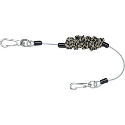 水戸工機 ミトロイ セーフティーループ(からみ防止タイプ) ショート ゴールド×ブラック SLK-80GB 1本(1個) 828-8276（直送品）