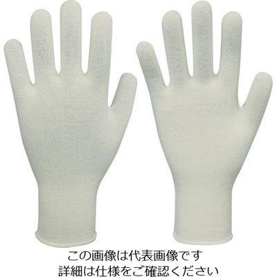 福徳産業 福徳 デオセル消臭のびのびインナー手袋 キナリ 297 1双 836-5720（直送品）