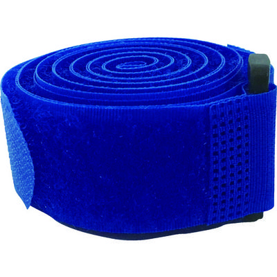 ユタカメイク マジックテープ マジックストラップ強力結束 25mm×130cm ブルー G-48 1本 828-0519（直送品）