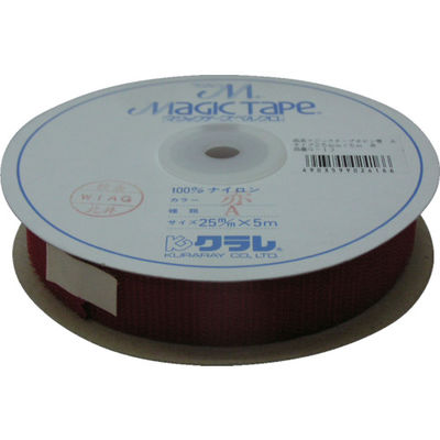 ユタカメイク マジックテープ マジックテープボビン巻A 25mm×5m レッド G-13 1巻 828-0819（直送品）