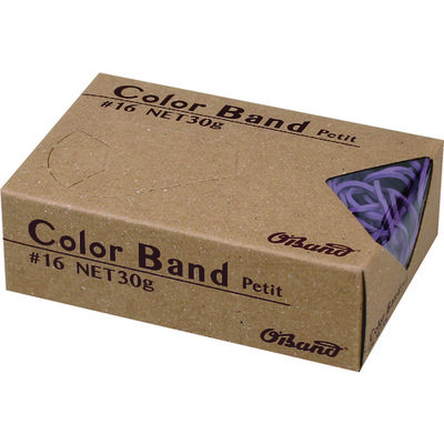 共和 オーバンド カラーバンド プチ 30g箱 #16 バイオレット GGC-030-VT 1箱 836-5125（直送品）