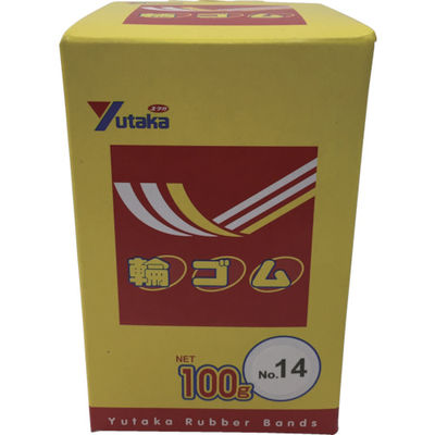 ユタカメイク 輪ゴム箱入り #14 100g TTB-1410 1箱 835-4743（直送品）