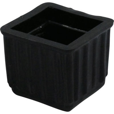 アイテック 光 イス脚キャップ 黒角21 BE-4-212 1個 836-0101（直送品）