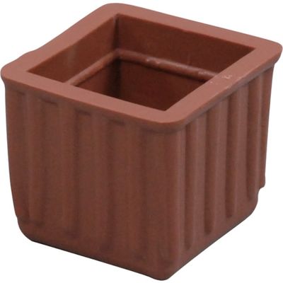 アイテック 光 イス脚キャップ 茶角21 BE-4-213 1個 836-0106（直送品）