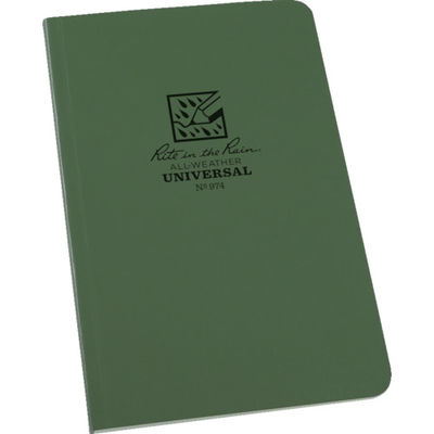 Rite in the Rain RITR 4 5/8X7 1/4 ソフトカバーブック 横開きタイプ ユニバーサル 974 1冊（直送品）