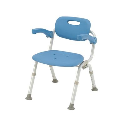 パナソニック シャワーチェアミドルSPおりたたみN (ユクリア) ワンタッチ開閉 なし ブルー PN-L41721A 1台（直送品）