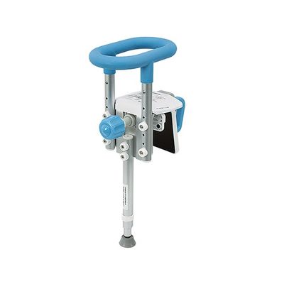 パナソニック 入浴グリップ ユクリア(ユニットバス専用コンパクト130脚付) ブルー PN-L12311A 1個 7-4948-02（直送品）