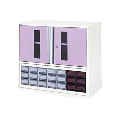 アズワン アルティア中段扉付きユニット 小物ケース 900×475×795mm NM-900PSC 1台 0-5722-57（直送品）