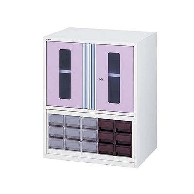 アズワン アルティア中段扉付きユニット 小物ケース 650×475×795mm NM-650PSC 1台 0-5983-63（直送品）