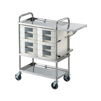 アズワン とっても静かな処置車(トレイBOX) A4用 TSS-A2 1台 7-3562-01（直送品）