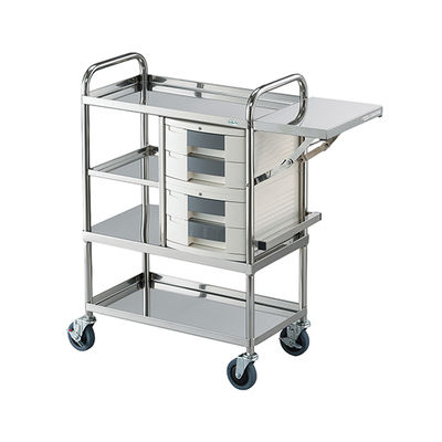 アズワン とっても静かな処置車(トレイBOX) A4用 TSS-C2 1台 7-3562-03（直送品）