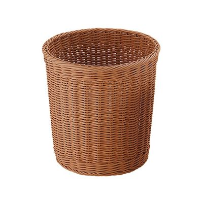 トーダイ トラッシュボックス 丸型 大 ブラウン 603576 1個 7-3573-04（直送品）