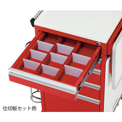 アズワン とっても静かな救急カート用 追加横仕切板 7-4512-11 1個（直送品）