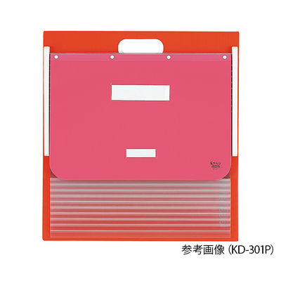 ケルン カーデックス(ソフトタイプ・PP製ポケット) A3・A4(タテ2面) ピンク KD-301P 1個 7-2808-05（直送品）