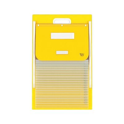 ケルン カーデックス(ソフトタイプ・PP製ポケット) A4 イエロー KD-302Y 1個 7-2809-04（直送品）