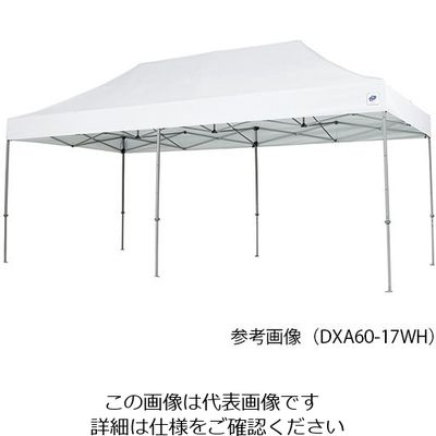 来夢 テント キャリーバック付き 6000×3000×3140~3460 DXA60-17WH 1式(1個) 7-2832-04（直送品）