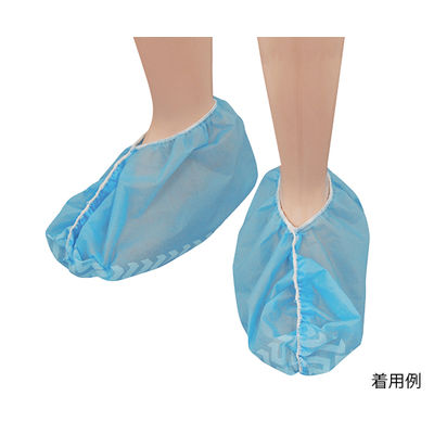 竹虎 サージシューカバーNo.100 (25~28.5cm) フリー 50入 076205 1箱(50枚) 7-3120-02（直送品）