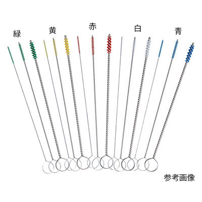 アズワン ミニクリーナーブラシ 120×Φ2.0×約0.54mm 緑 HBS-MP-2.0-G 1本 7-3331-05（直送品）