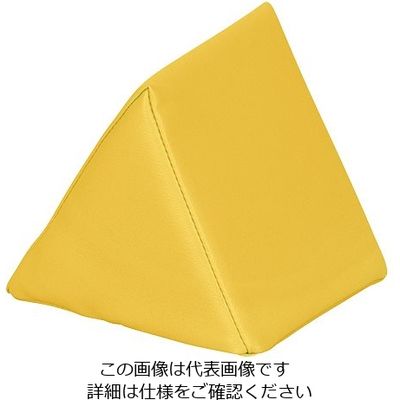 弘益 キッズガーデン クッション・三角 イエロー KID-K20-YE 1個 7-3367-02（直送品）