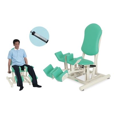 アブダクションII TBー1223 座幅40(全幅60)×奥行123×座高45(全高110)cm メディブルー 61-5077-06 1個（直送品）