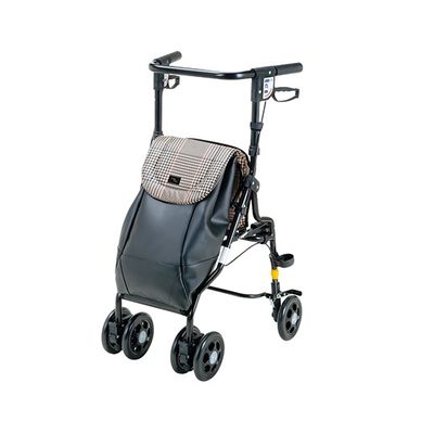 マキテック アンティ(シルバーカー) 黒チェック UX-2KC 1個 7-2270-01（直送品）