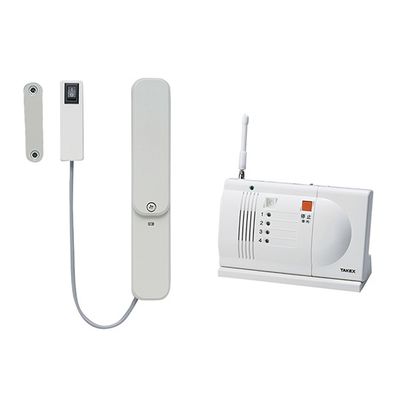 竹中エンジニアリング 開見ちゃん (卓上型受信機セット/携帯型受信機セット) 卓上型+ドア・窓センサー送信機 7-2328-01 1個（直送品）