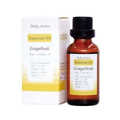 デイリーアロマジャパン デイリーアロマエッセンシャルオイル 30mL グレープフルーツ 33656 1本(30mL) 8-1350-45（直送品）