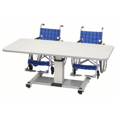 プラス 昇降式テーブル（アイボリー） CS-189A（直送品）