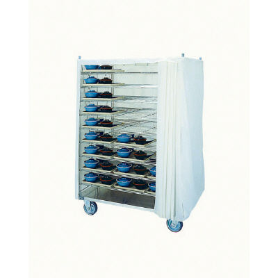 エレクター 配膳車（カーテン式） HK54（直送品）