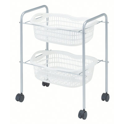 SN脱衣カゴ（2段） SN-BK03WH 松吉医科器械　　マツヨシカタログ（直送品）