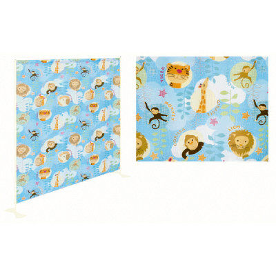 【軒先渡し】高田ベッド チャイルドスクリーン(アニマル柄) TB-706-02 1台 24-3218-03（直送品）