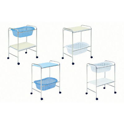 【軒先渡し】高田ベッド 脱衣カゴ(器械台付) TB-73-11 1台 20-3825-00（直送品）