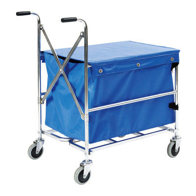 回収カート（折りたたみ式）フタ付 X-100TD 金沢車輌（直送品）