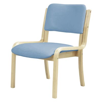 【軒先渡し】ニシキ工業 多目的木製チェア(肘なし) FSW-22 1台 23-6314-0002（直送品）