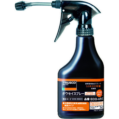 トラスコ中山 TRUSCO αボウセイノンガススプレー ノズル付 350ml ECO-AR-S 1本 819-8993（直送品）