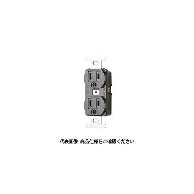 明工社 接地埋込ダブルコンセント 15A 125V ME2817 1セット（20個