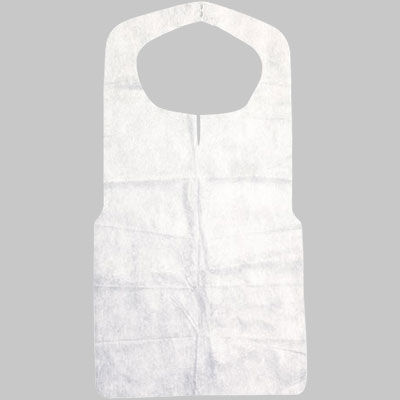 パックスタイル 使い捨て　PS不織布エプロン 25g 白 00461303 1包：1600枚（40×40）（直送品）