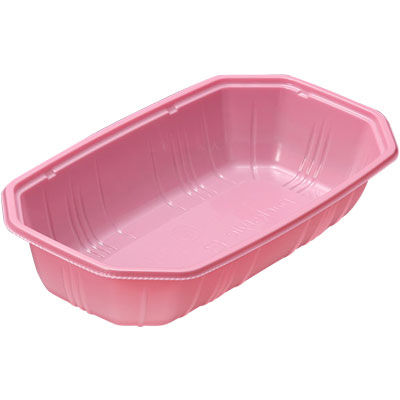 パックスタイル 使い捨て 野菜 果物容器 PS BPフルーツ 2L ピンク 00470090 1包：1000枚（100×10）（直送品）