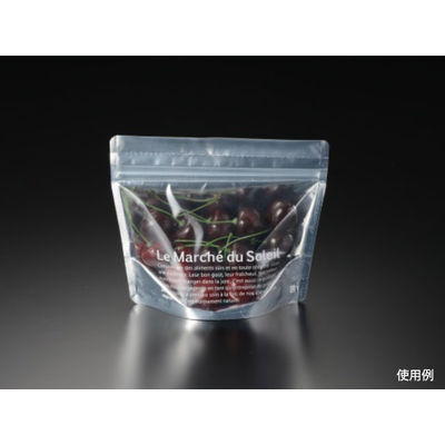 パックスタイル PS チャック付ST袋1614銀マルシェ 00562725 1包：3000枚（50×60）（直送品）
