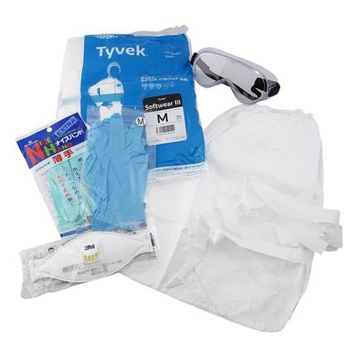 アズワン 感染症防護キット M 厚手 7-4806-02 1セット（直送品）