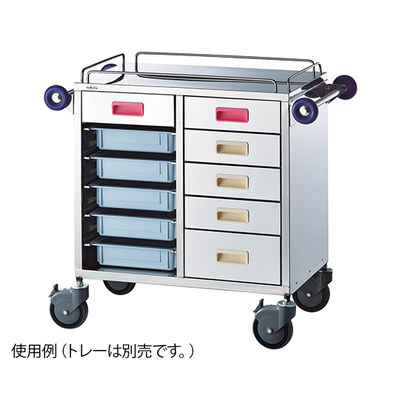 アズワン 処置車 アルティアトレータイプ 7-3437-01 1台（直送品）