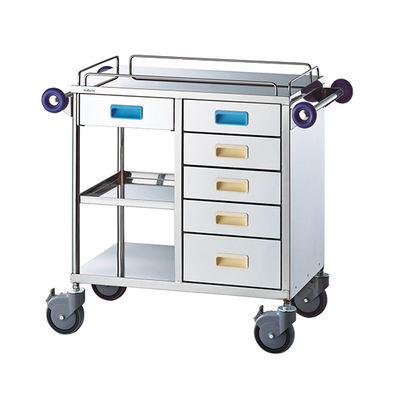 アズワン 処置車 ステンレス棚板タイプ 7-3437-02 1台（直送品）