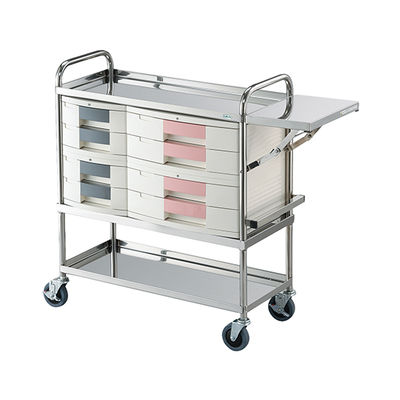 アズワン とっても静かな処置車(トレイBOX) A4用+A3用 TSS-B2 1台 7-3562-02（直送品）